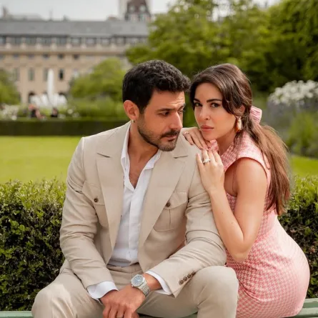 وسام فارس وسارة أبي كنعان- الصورة من حسابها على إنستغرام