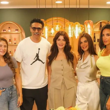 أبطال مسلسل وتر حساس 2- الصورة من حساب المنتج هاني عبدالله على فيسبوك