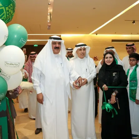 افتتاح معرض "عزنا بطبعنا" - الصورة من الجمعية السعودية للفنون التشكيلية