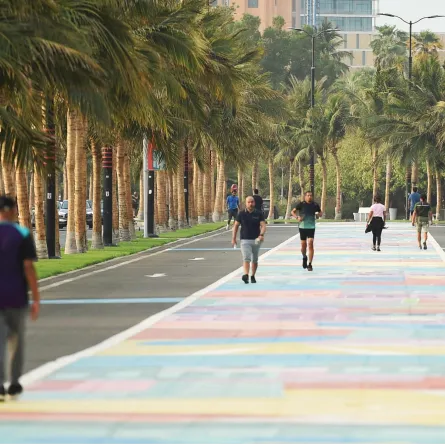 ممشى رياضي في مدينة جدة. مصدر الصورة (منصة الصور السعودية)