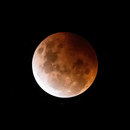 خسوف القمر - الصورة من unsplash by jacob dyer