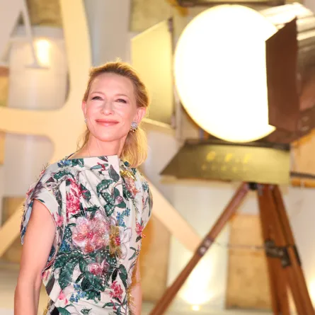 كيت بلانشيت في مهرجان الجونة السينمائي 2025 - الصورة خاصة بـ سيدتي- تصوير: يحيى أحمد