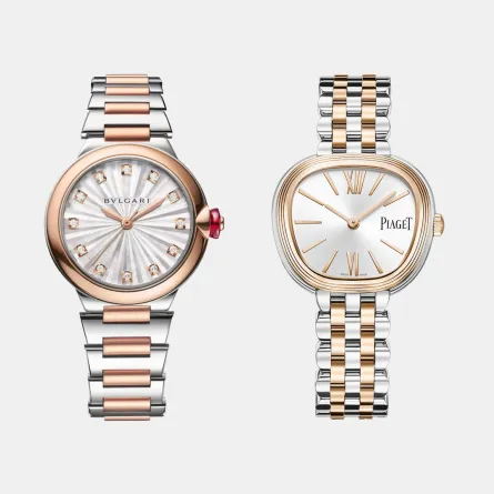 ساعات ذهب وفولاذ