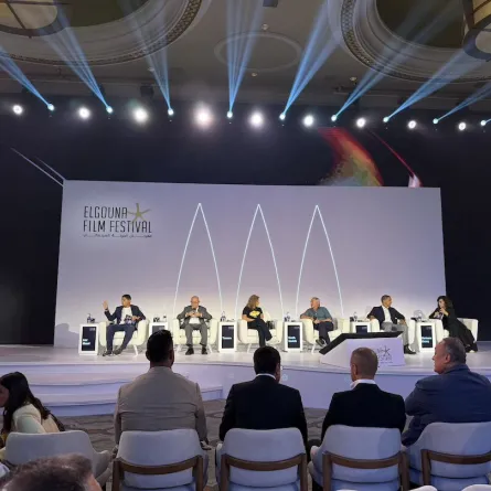 المؤتمر الصحفي للدورة الثامنة لمهرجان الجونة - تصوير محمد فوزي