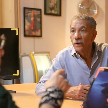 سيد رجب فى مشهد من مسلسل لينك -الصورة من الشركة المنتجة