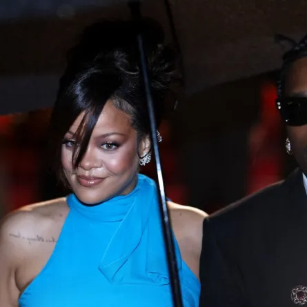 ريهانا وآساب روكي Rihanna and Asap Rocky في مهرجان كان 2025. مصدر الصورة: Sameer AL-DOUMY / AFP