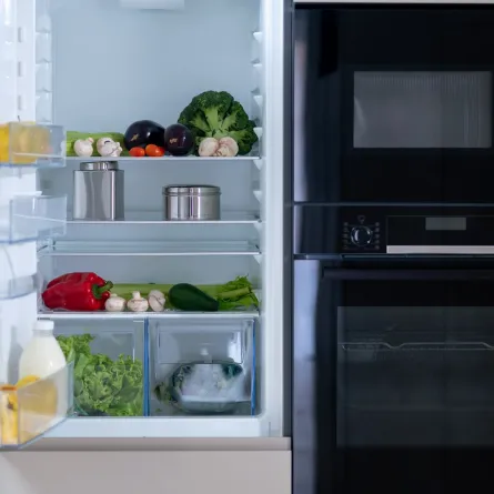 ثلاجة نظيفة