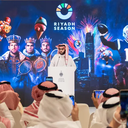 بطولات رياضية عالمية في موسم الرياض 2025. مصدر الصورة حساب المستشار تركي آل الشيخ على منصة x