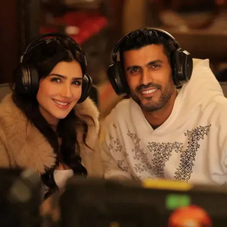 مي عمر مع محمد سامي- الصورة من حساب محمد سامي على إنستغرام