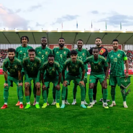 المنتخب السعودي الأول لكرة القدم - الصورة من حساب المنتخب السعودي على منصة إكس