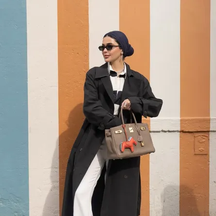 مدونة الموضة حنين الصيفي - الصورة من حسابها على إنستغرام