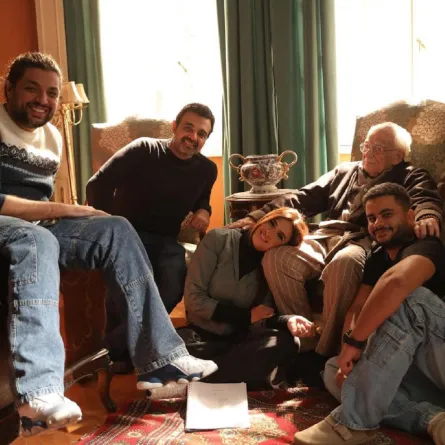 كواليس وتقابل حبيب -الصورة من صفحة ياسمين عبد العزيز على إنستغرام