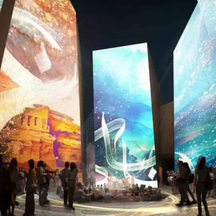 جناح السعودية المشارك في معرض إكسبو 2025 أوساكا. الصورة من وكالة الأنباء السعودية "واس"