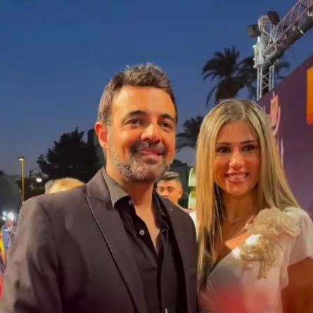 عمرو محمود ياسين وزوجته آيات أباظة - الصورة من حساب آيات أباظة على فيسبوك