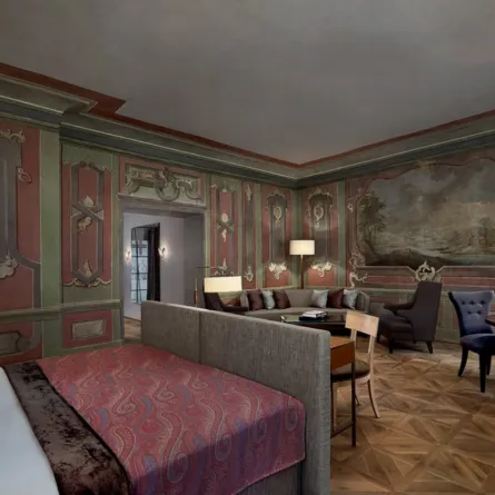 لقطة لإحدى غرف ذا أوغسطين (الصورة من صفحة augustineprague الرسمية على إنستغرام)