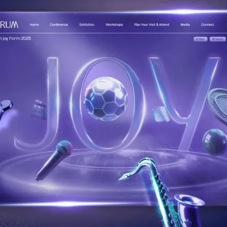 المعرض المصاحب لـ Joy Forum 2025. الصورة من الهيئة العامة للترفيه