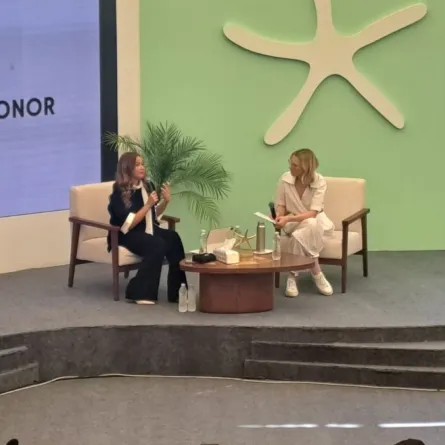 ريا أبي راشد تحاور كيت بلانشيت- الصورة خاصة بسيدتي من تصوير سيد أحمد