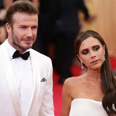 ديفيد بيكهام وفكتوريا بيكهام في نيويورك ( David Beckham and Victoria Beckham in New York ). مصدر الصورة: Neilson Barnard / GETTY IMAGES NORTH AMERICA / Getty Images via AFP