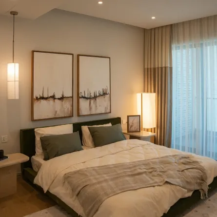 غرفة نوم بعيدة عن الفوضى