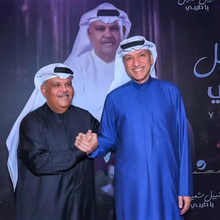 سالم الهندي ونبيل شعيل- الصورة من المركز الاعلامي لـ روتانا