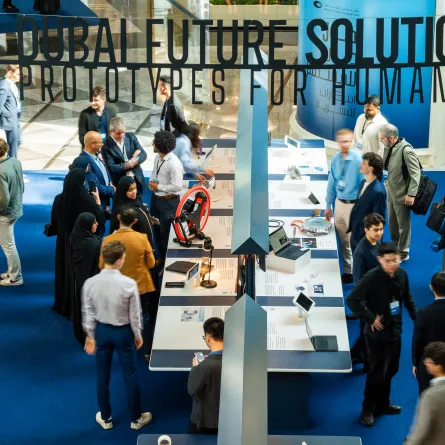 مبادرة "حلول دبي للمستقبل - ابتكارات للبشرية". الصورة من مكتب دبي الإعلامي