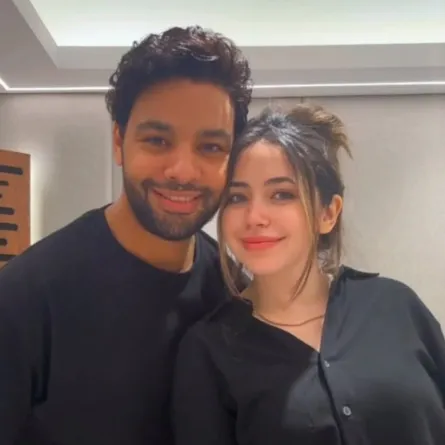 أحمد جمال وفرح الموجي- الصورة من حسابه على إنستغرام