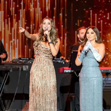 إليسا وأنابيلا هلال- الصورة من المركز الاعلامي لشركة بنش مارك