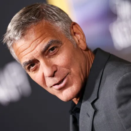 جورج كلوني في كاليفورنيا ( George Clooney in California). مصدر الصورة: VALERIE MACON / AFP