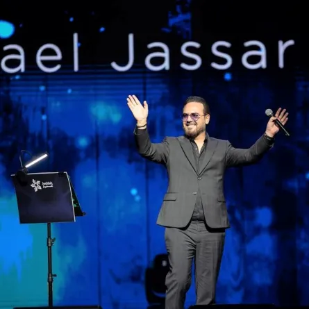 وائل جسار- الصورة من حساب بنش مارك على الانستغرام