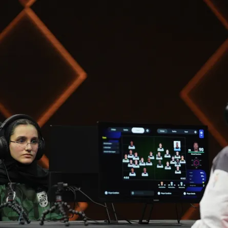  تالا المزروع خلال مشاركتها في الألعاب الأسيوية بالبحرين 2025 - الصورة من حساب اللجنة الأولمبية والبارالمبية السعودية على إكس