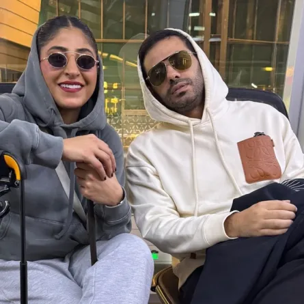 عبد الله بوشهري وشجون الهاجري - الصورة من صفحته على انستغرام