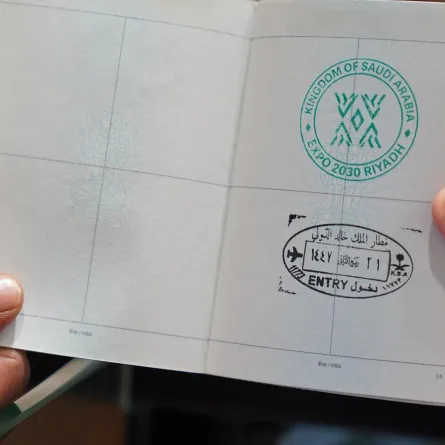 ختم استلام السعودية راية إكسبو 2030  - الصورة من وكالة الأنباء السعودية "واس"