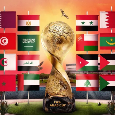 كأس العرب - مصدر الصورة: حساب كأس العرب قطر 2025  على منصة إكس