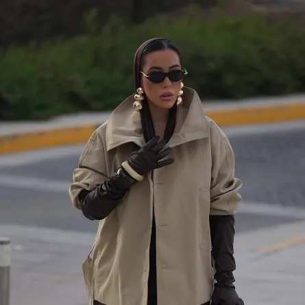 مدونة الموضة أماني فوزي - الصورة من حسابها على إنستغرام