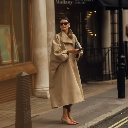 الترانشكوت منفوخ الأكمام - الصورة من Launchmetrics/Spotlight ©