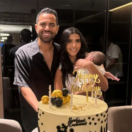 ريم سامي وزوجها ونجلها- الصورة من حسابها على إنستغرام