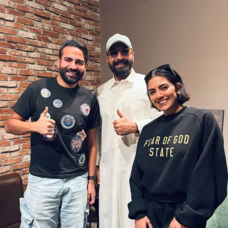 هيا عبد السلام عبد الله عبد الرضا وفؤاد علي- الصورة من صفحة الشركة المنتجة للمسلسل على إنستغرام