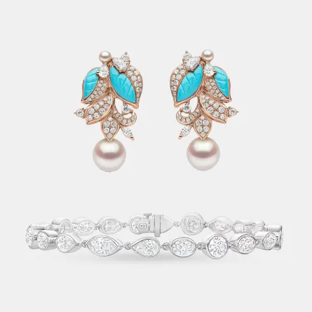 مجوهرات بقطع الإجاصة