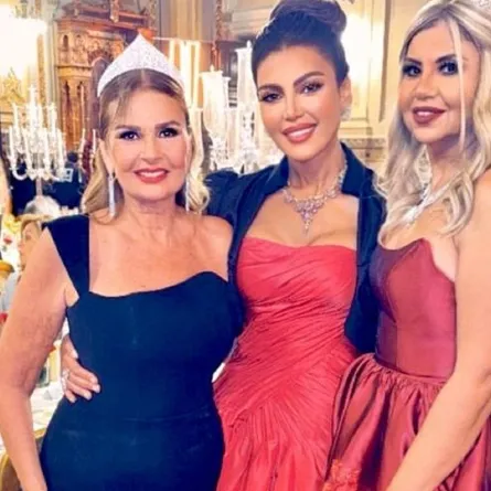 النجمات من حفل جراند بول- الصورة من حساب بوسي شلبي على إنستغرام