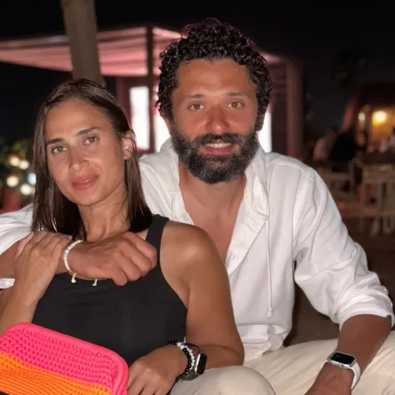 كريم محمود عبد العزيز وآن الرفاعي - الصورة من حساب آن الرفاعي على إنستغرام