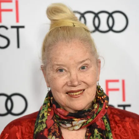 سالي كيركلاند في كاليفورنيا ( Sally Kirkland California ). مصدر الصورة: Robyn Beck / AFP