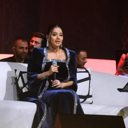 رحمة رياض- الصورة من المركز الإعلامي لشركة ليلة عمر