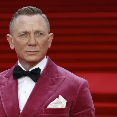 دانيا كريغ في قاعة ألبرت الملكية في لندن -Daniel Craig at the Royal Albert Hall in west London (مصدر الصورة Tolga Akmen / AFP)