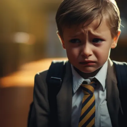 صورة لطفل قلق يشعر بالوحدة