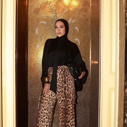 مدونة الموضة منة نبيل - الصورة من حسابها على إنستغرام