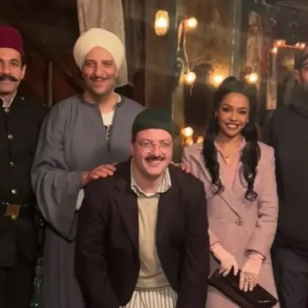 صنّاع مسلسل النص- الصورة من حساب صدقي صخر على إنستغرام