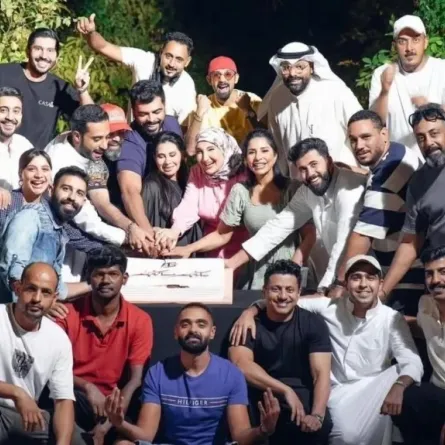 المشاركون في مسلسل سكنهم مساكنهم - الصورة من حساب سماح على إنستغرام