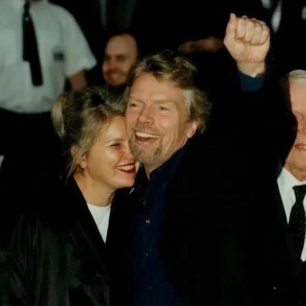ريتشارد برانسون وزوجته جوان تمبلمان Richard Branson and Joan Templeman- الصورة من صفحته الشخصية على إنستغرام
