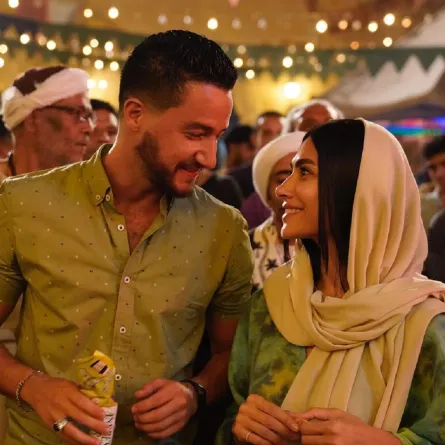 أحمد مالك وهدى المفتي- الصورة من حساب هدى على إنستغرام