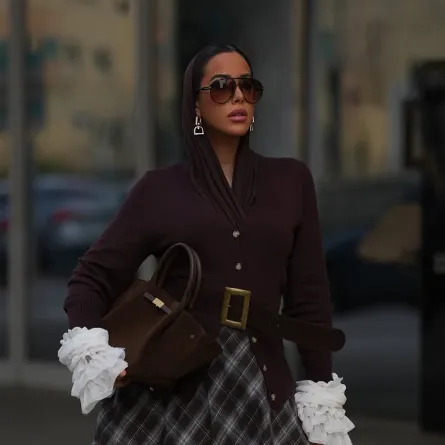 مدونة الموضة سهى طه - الصورة من حسابها على إنستغرام